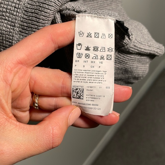 ‘Hugo Boss’ 1/4 Zip-Up Sweater - Picture 8 of 8